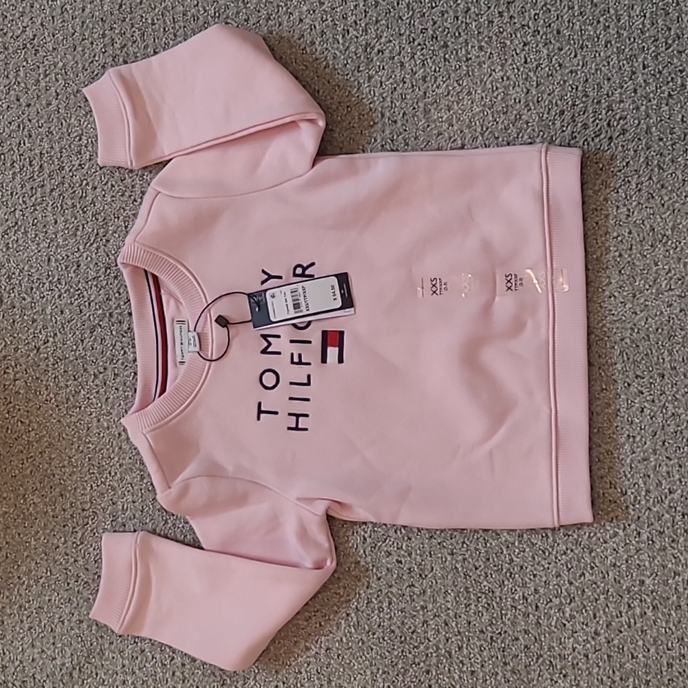 Tommy Hilfiger Kids Pink Sweatshirt NWT | 2-3Y